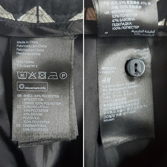 H&M  Geometric Pattern Miniskirt - Picture 4 of 8
